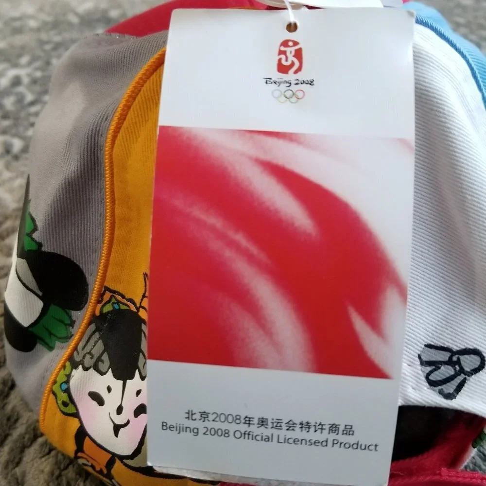 NWT 2008 Beijing Olympics Kids Baseball Hat-Rare